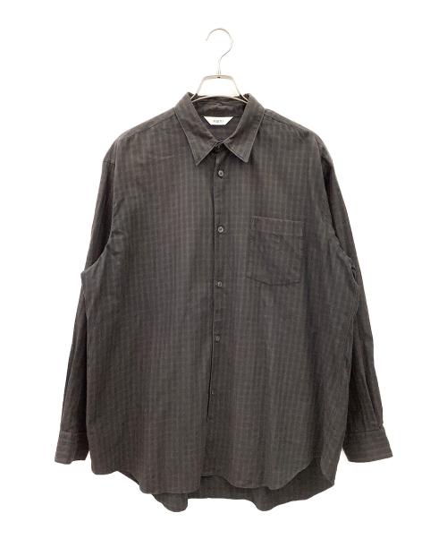 FUJITO（フジト）FUJITO (フジト) チェックシャツ ブラウン サイズ:Mの古着・服飾アイテム