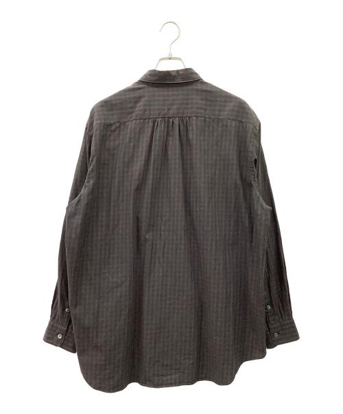 FUJITO（フジト）FUJITO (フジト) チェックシャツ ブラウン サイズ:Mの古着・服飾アイテム