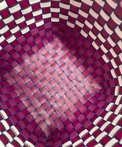 MARNI（マルニ）MARNI (マルニ) ポッドバッグ パープル×ホワイトの古着・服飾アイテム