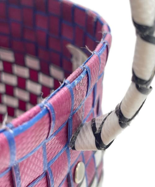 MARNI（マルニ）MARNI (マルニ) ポッドバッグ パープル×ホワイトの古着・服飾アイテム