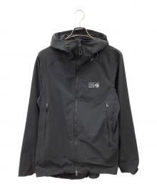 MOUNTAIN HARD WEAR（マウンテンハードウェア）の古着「チョックストンアルパインLTフーデッドジャケット」｜ブラック