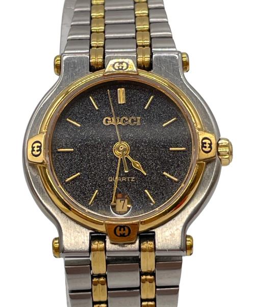 GUCCI（グッチ）GUCCI (グッチ) 腕時計 ブラックの古着・服飾アイテム