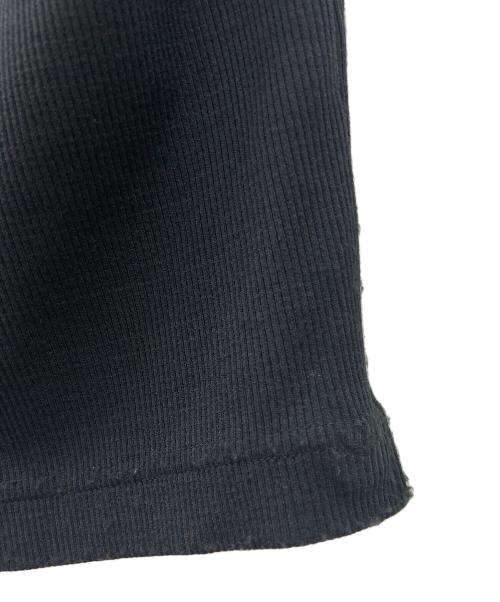 Y's（ワイズ）Y's (ワイズ) ノースリーブジップアップニット ブラック サイズ:不明（実寸サイズ参照）の古着・服飾アイテム