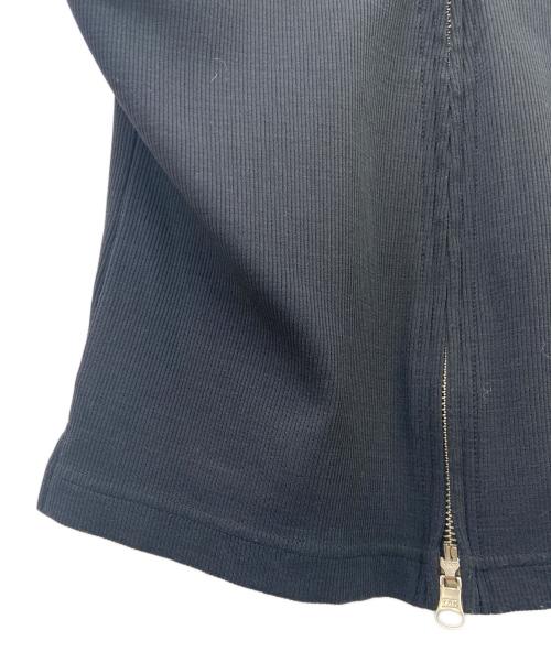 Y's（ワイズ）Y's (ワイズ) ノースリーブジップアップニット ブラック サイズ:不明（実寸サイズ参照）の古着・服飾アイテム