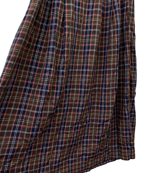 tricot COMME des GARCONS（トリココムデギャルソン）tricot COMME des GARCONS (トリココムデギャルソン) チェックスカート ブラウン サイズ:Mの古着・服飾アイテム