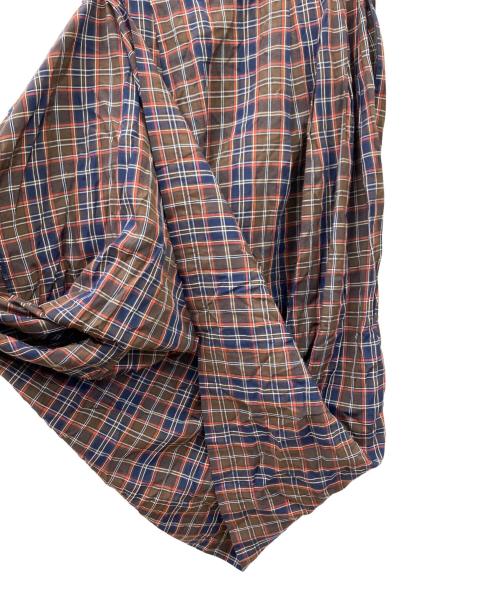 tricot COMME des GARCONS（トリココムデギャルソン）tricot COMME des GARCONS (トリココムデギャルソン) チェックスカート ブラウン サイズ:Mの古着・服飾アイテム