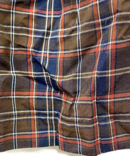 tricot COMME des GARCONS（トリココムデギャルソン）tricot COMME des GARCONS (トリココムデギャルソン) チェックスカート ブラウン サイズ:Mの古着・服飾アイテム