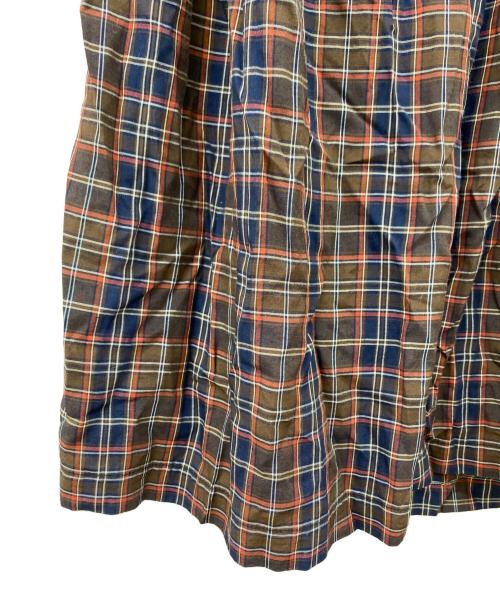 tricot COMME des GARCONS（トリココムデギャルソン）tricot COMME des GARCONS (トリココムデギャルソン) チェックスカート ブラウン サイズ:Mの古着・服飾アイテム