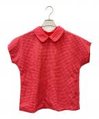 tricot COMME des GARCONSトリココムデギャルソン）の古着「チェックシャツ」｜レッド×ピンク