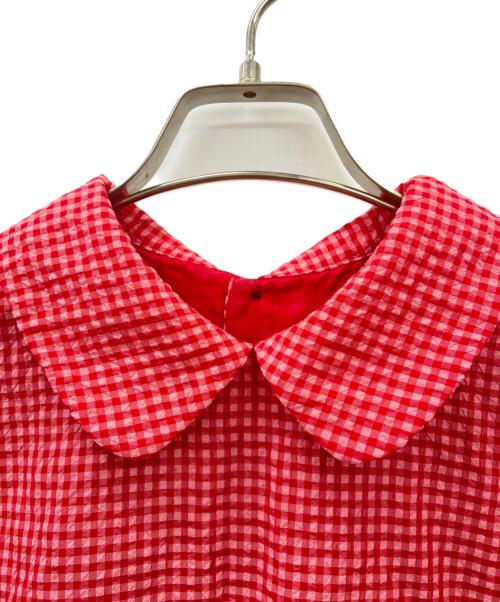 tricot COMME des GARCONS（トリココムデギャルソン）tricot COMME des GARCONS (トリココムデギャルソン) チェックシャツ レッド×ピンク サイズ:-の古着・服飾アイテム
