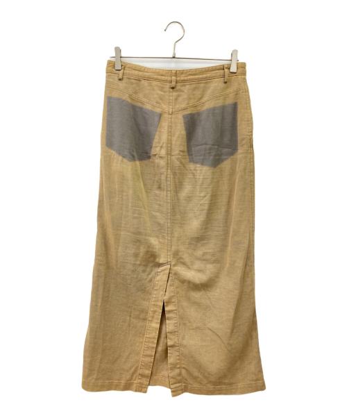 tricot COMME des GARCONS（トリココムデギャルソン）tricot COMME des GARCONS (トリココムデギャルソン) ロングスカート ベージュ×グレー サイズ:Mの古着・服飾アイテム