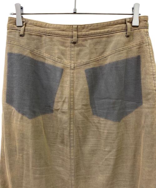 tricot COMME des GARCONS（トリココムデギャルソン）tricot COMME des GARCONS (トリココムデギャルソン) ロングスカート ベージュ×グレー サイズ:Mの古着・服飾アイテム