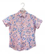 Y'sワイズ）の古着「半袖シャツ」｜ピンク×ブルー