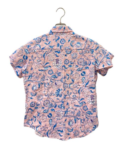 Y's（ワイズ）Y's (ワイズ) 半袖シャツ ピンク×ブルー サイズ:3の古着・服飾アイテム