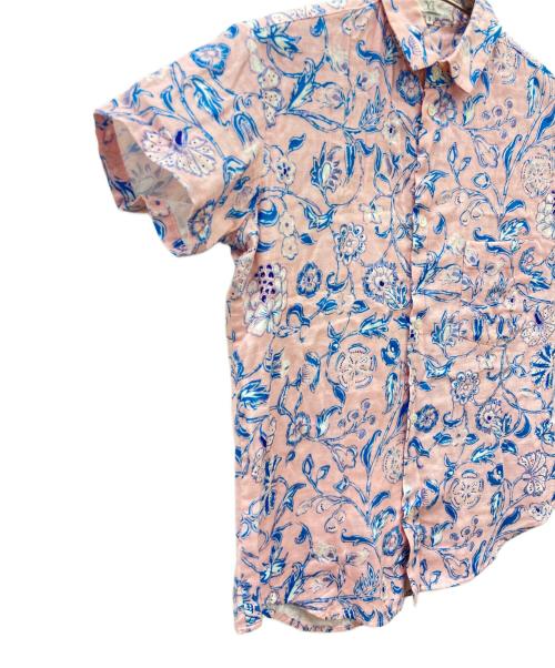 Y's（ワイズ）Y's (ワイズ) 半袖シャツ ピンク×ブルー サイズ:3の古着・服飾アイテム