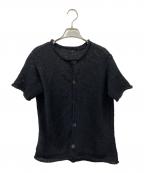 Y'sワイズ）の古着「ニットシャツ」｜ブラック