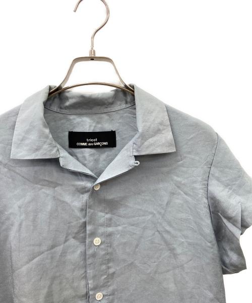 tricot COMME des GARCONS（トリココムデギャルソン）tricot COMME des GARCONS (トリココムデギャルソン) 変則スリーブシャツ サックスブルー サイズ:不明の古着・服飾アイテム
