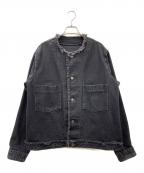 EDWINエドウィン）の古着「デニムジャケット」｜ブラック