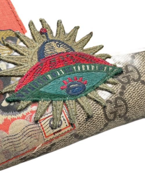 GUCCI（グッチ）GUCCI (グッチ) 長財布 ベージュ×ブラウンの古着・服飾アイテム