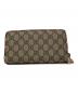 GUCCI (グッチ) 長財布 ベージュ×ブラウン：17000円