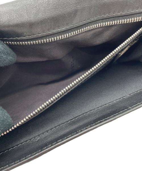FENDI（フェンディ）FENDI (フェンディ) 2つ折り財布 ブラウン×ブラック×レッドの古着・服飾アイテム