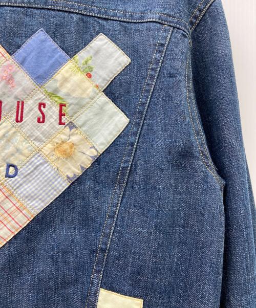 PINK HOUSE（ピンクハウス）PINK HOUSE (ピンクハウス) デニムジャケット インディゴ サイズ:Mの古着・服飾アイテム