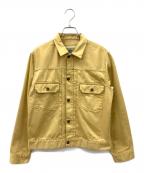 PINK HOUSEピンクハウス）の古着「デニムジャケット」｜オレンジ