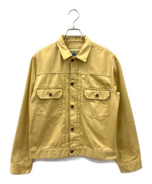 PINK HOUSE（ピンクハウス）PINK HOUSE (ピンクハウス) デニムジャケット オレンジ サイズ:-の古着・服飾アイテム