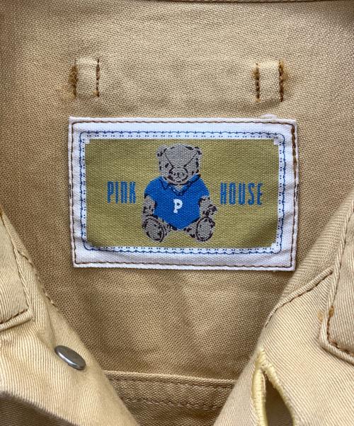 PINK HOUSE（ピンクハウス）PINK HOUSE (ピンクハウス) デニムジャケット オレンジ サイズ:-の古着・服飾アイテム