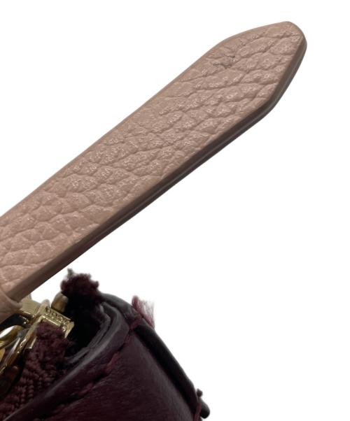 COLE HAAN（コールハーン）COLE HAAN (コールハーン) スモールコンバーチブルリュクスバックパック ボルドー×ピンクの古着・服飾アイテム