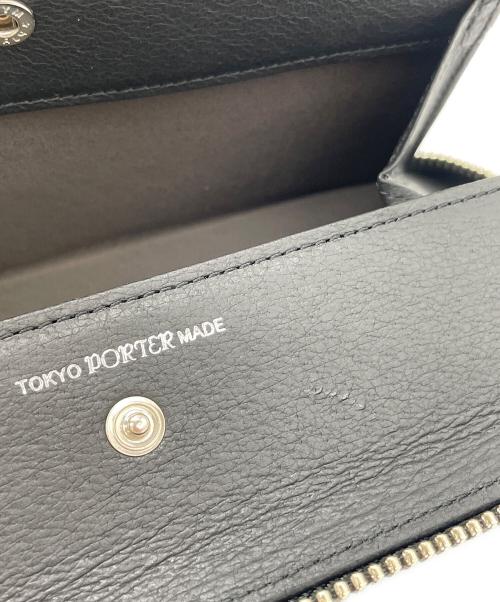 PORTER（ポーター）PORTER (ポーター) ラウンドファスナー財布 ブラックの古着・服飾アイテム