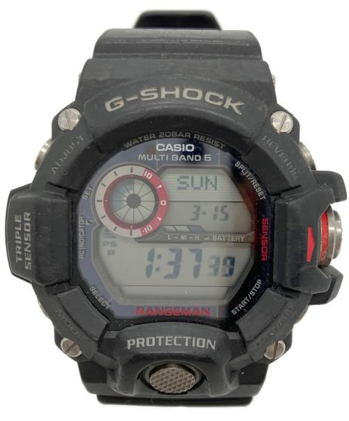 CASIO（カシオ）CASIO (カシオ) デジタルウォッチ ブラック×レッドの古着・服飾アイテム