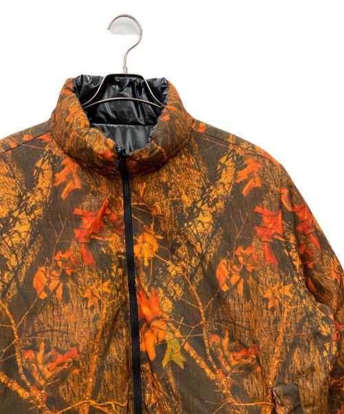 ELVIRA（エルビラ）ELVIRA (エルビラ) リバーシブルダウンジャケット ブラック×オレンジ サイズ:不明の古着・服飾アイテム