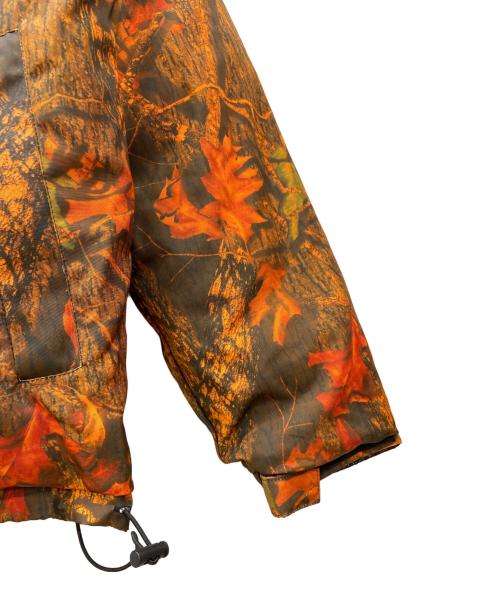 ELVIRA（エルビラ）ELVIRA (エルビラ) リバーシブルダウンジャケット ブラック×オレンジ サイズ:不明の古着・服飾アイテム