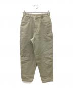 Y'sワイズ）の古着「トラウザーパンツ」｜ベージュ