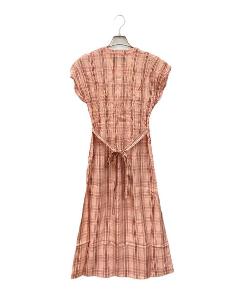 tricot COMME des GARCONS（トリココムデギャルソン）tricot COMME des GARCONS (トリココムデギャルソン) ノースリーブワンピース ピンク×ブラック サイズ:不明の古着・服飾アイテム