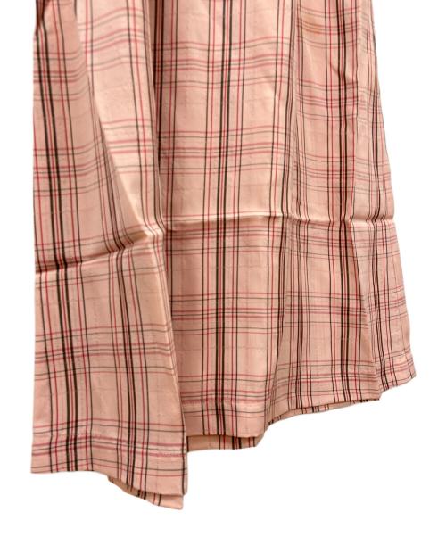 tricot COMME des GARCONS（トリココムデギャルソン）tricot COMME des GARCONS (トリココムデギャルソン) ノースリーブワンピース ピンク×ブラック サイズ:不明の古着・服飾アイテム