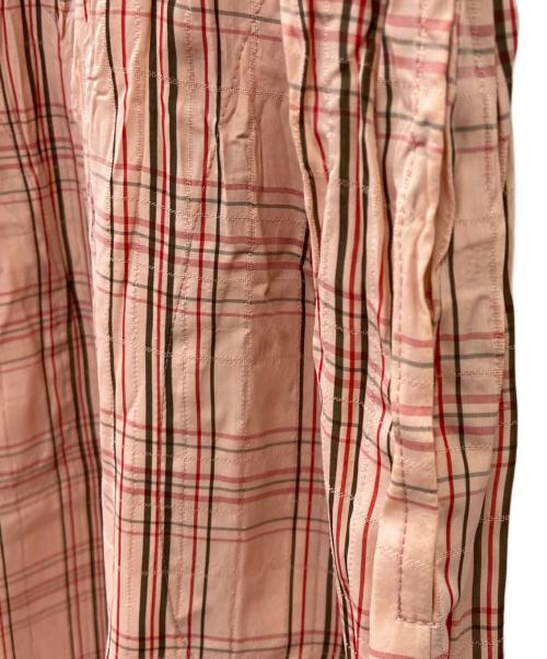 tricot COMME des GARCONS（トリココムデギャルソン）tricot COMME des GARCONS (トリココムデギャルソン) ノースリーブワンピース ピンク×ブラック サイズ:不明の古着・服飾アイテム