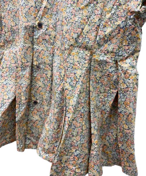 tricot COMME des GARCONS（トリココムデギャルソン）tricot COMME des GARCONS (トリココムデギャルソン) ノースリーブプリーツブラウス イエロー×ピンク サイズ:不明の古着・服飾アイテム