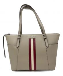 BALLY（バリー）の古着「SUPRA SMALL」｜グレージュ×レッド