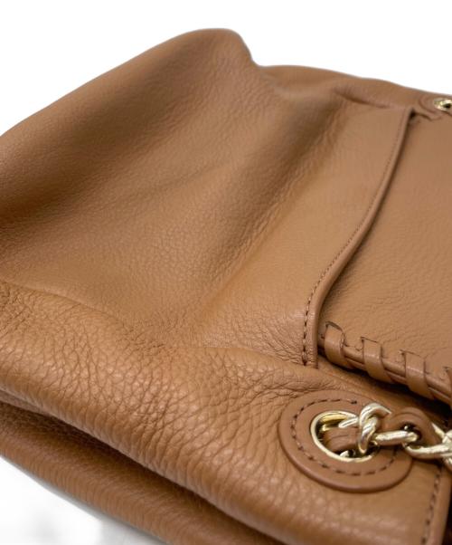 TORY BURCH（トリーバーチ）TORY BURCH (トリーバーチ) チェーンショルダーバッグ ブラウンの古着・服飾アイテム