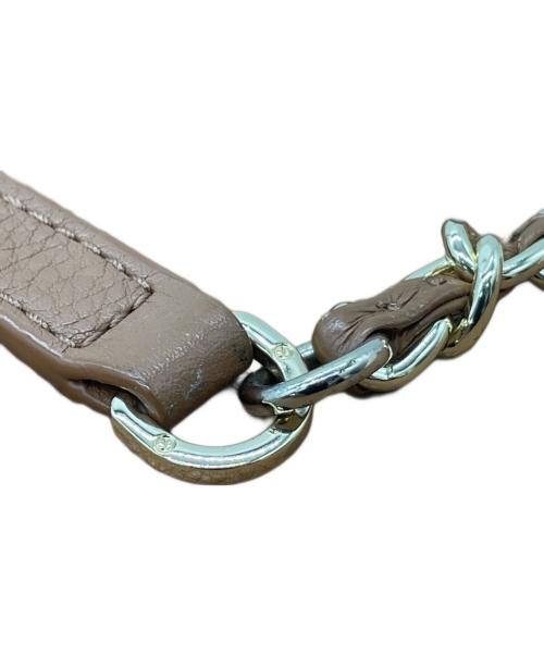 TORY BURCH（トリーバーチ）TORY BURCH (トリーバーチ) チェーンショルダーバッグ ブラウンの古着・服飾アイテム