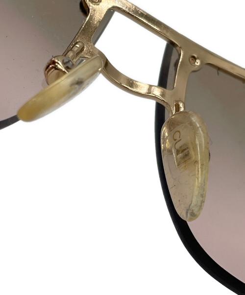 GUCCI（グッチ）GUCCI (グッチ) サングラス ブラウン×ゴールドの古着・服飾アイテム