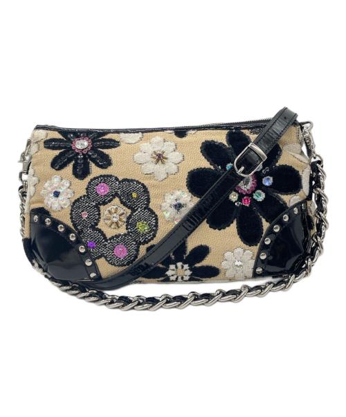 Think Bee!（シンクビー!）Think Bee! (シンクビー!) 2WAYバッグ ベージュ×ブラックの古着・服飾アイテム