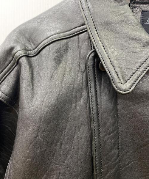 modessa（モデッサ）modessa (モデッサ) レザージャケット ブラック サイズ:Mの古着・服飾アイテム