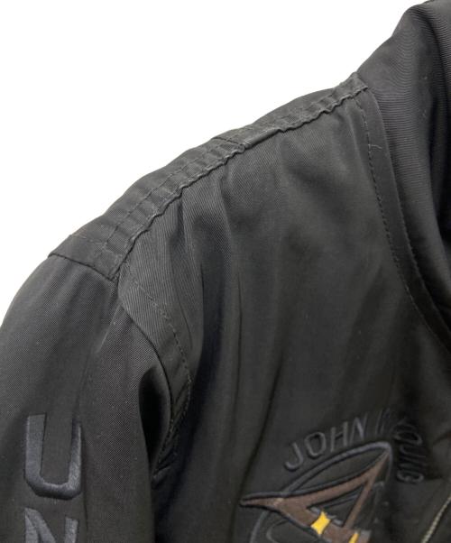 AVIREX（アヴィレックス）AVIREX (アヴィレックス) フライトジャケット ブラック サイズ:Lの古着・服飾アイテム