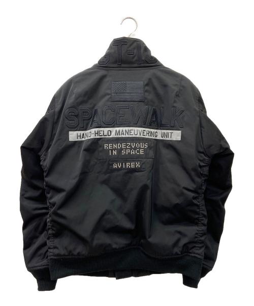 AVIREX（アヴィレックス）AVIREX (アヴィレックス) フライトジャケット ブラック サイズ:Lの古着・服飾アイテム