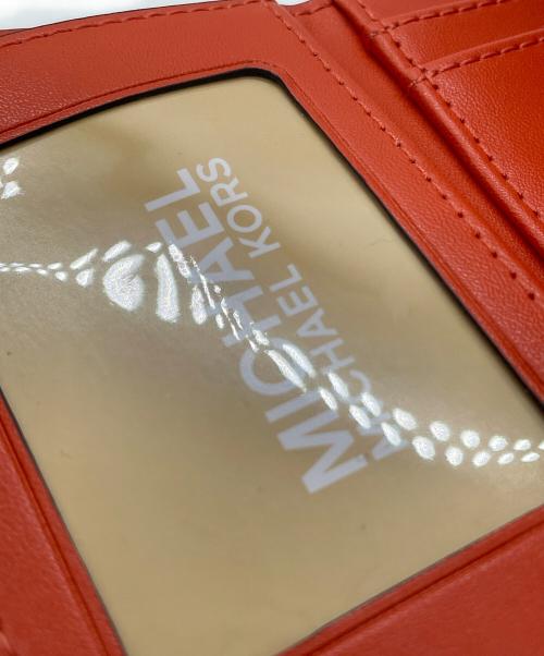 MICHAEL KORS（マイケル・コース）MICHAEL KORS (マイケルコース) コンパクトウォレット レッドの古着・服飾アイテム