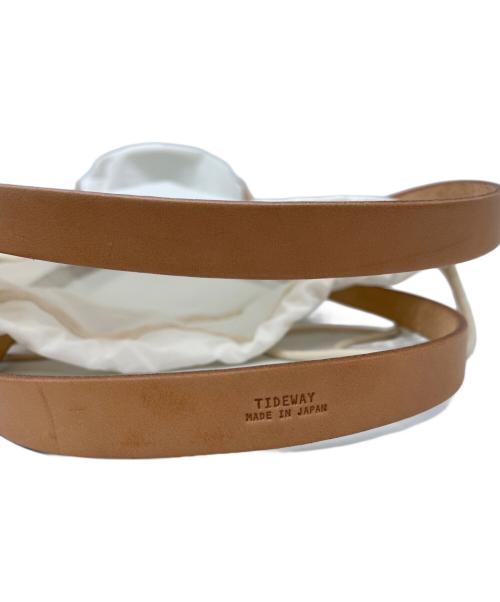 TIDE WAY（タイドウェイ）TIDE WAY (タイドウェイ) ハンドバッグ ホワイト×ベージュの古着・服飾アイテム
