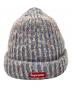 SUPREME（シュプリーム）の古着「ニット帽」｜ブルー×ホワイト